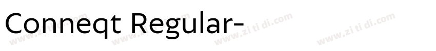 Conneqt Regular字体转换